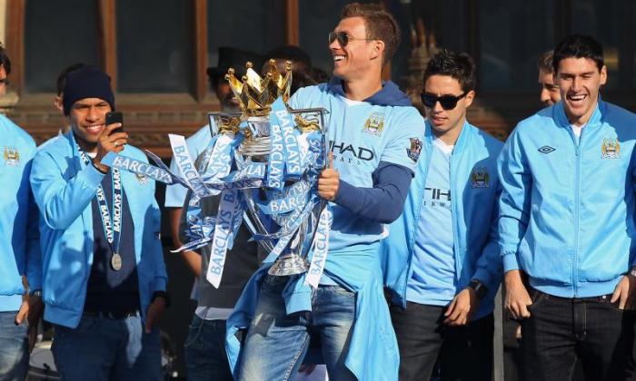 Dzeko was loved by Man City fans and helped deliver their first Premier League title