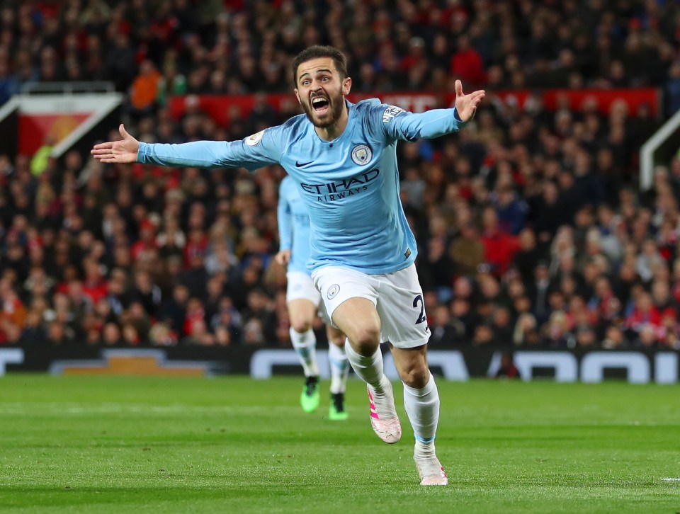  Bernardo Silva was a key player for Man City last season