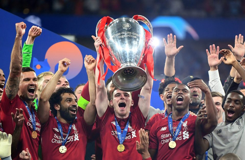  Robertson helped Liverpool win the Champions League