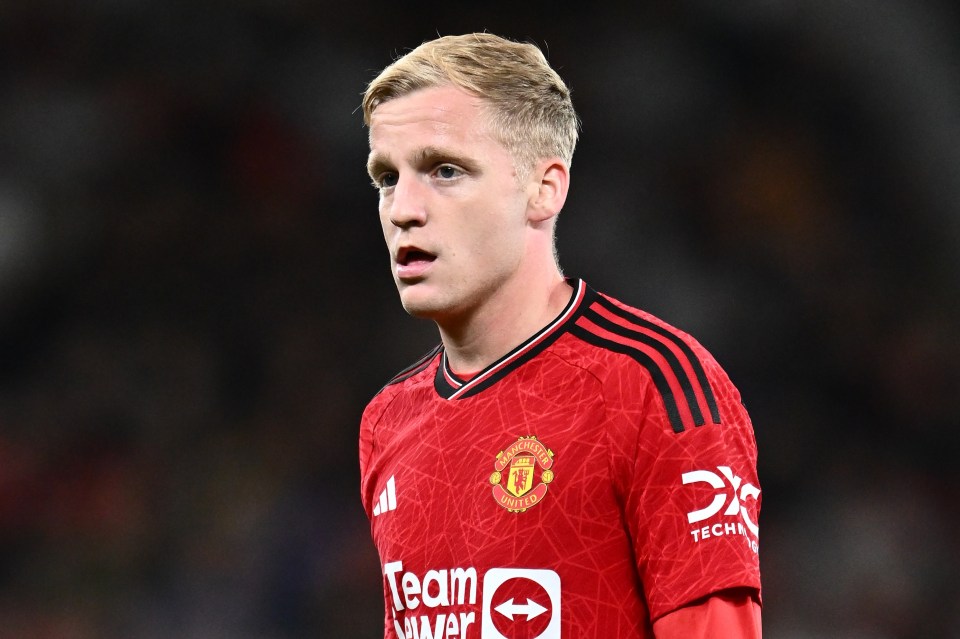 Van de Beek is out on loan for the remainder of the season