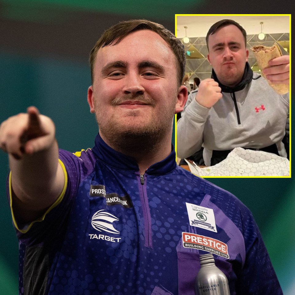 Littler's choice of celebration meal has endeared him even more to darts fans