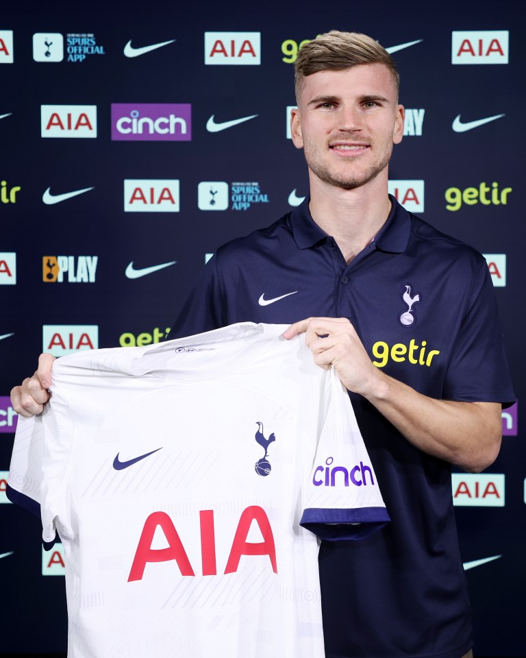 Tottenham have signed Werner on loan