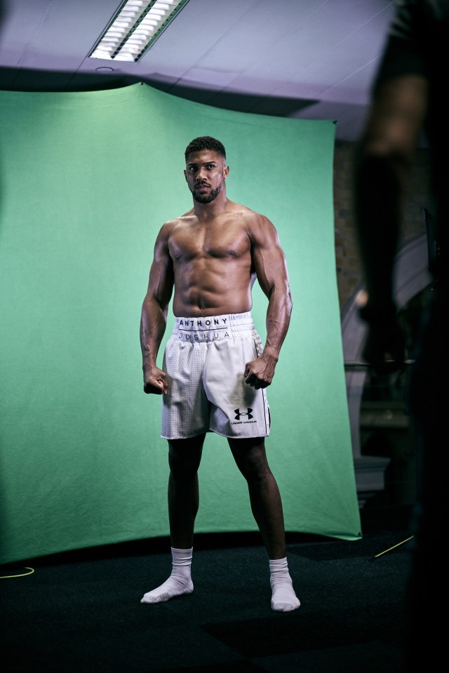 Joshua is ready for action on Saturday night