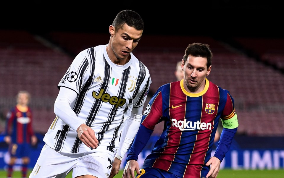 Ronaldo and Messi are arguably the best players ever