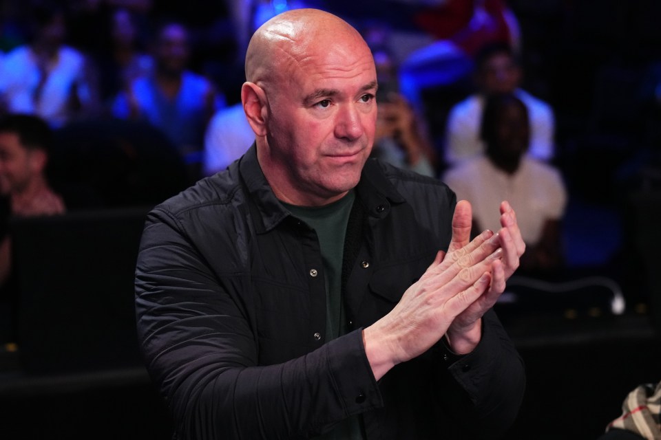 UFC boss White will be hoping for another successful event in the Middle East