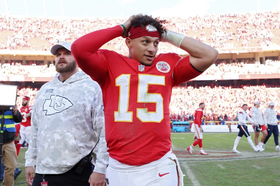 Patrick Mahomes is among the stars playing on December 25