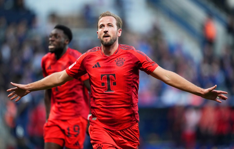 Kane has been smashing goals in for Bayern since his move from Tottenham