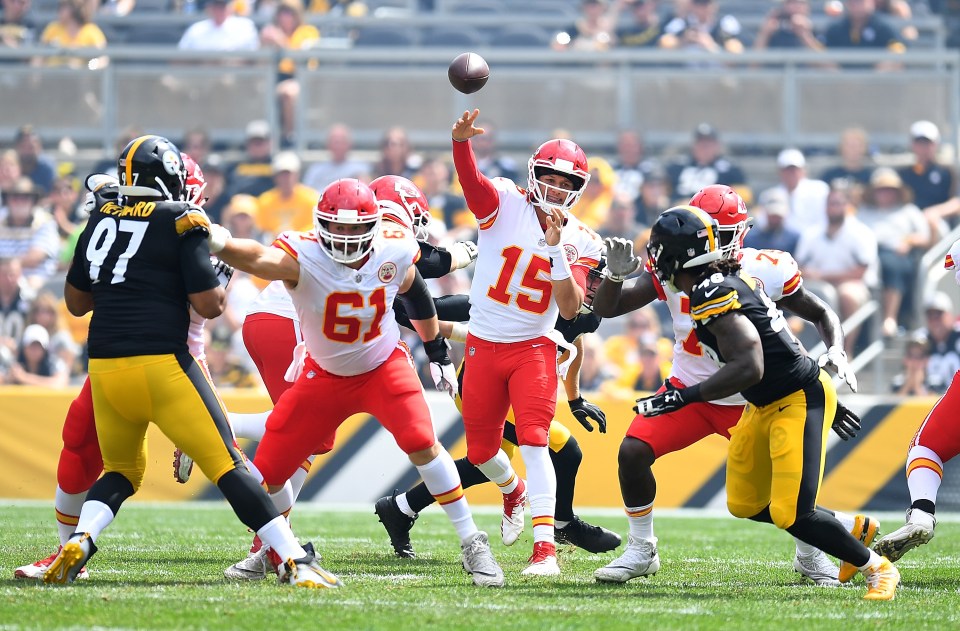 Making his third NFL start, Mahomes lit up the Steelers for 6 TDs