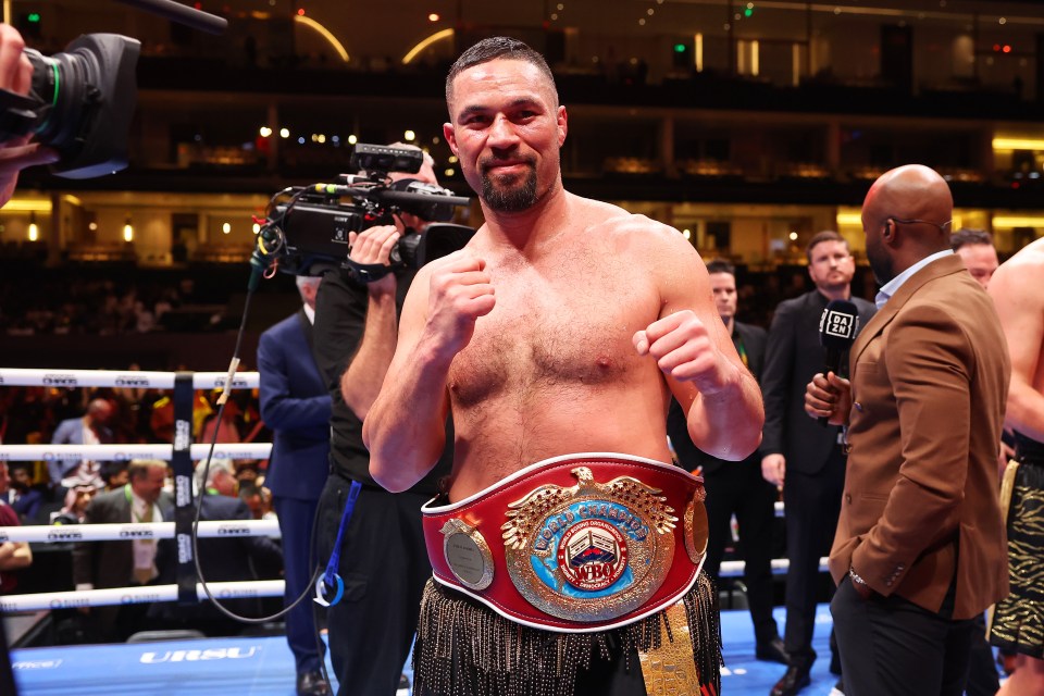 Parker is the WBO champion but won't be for much longer