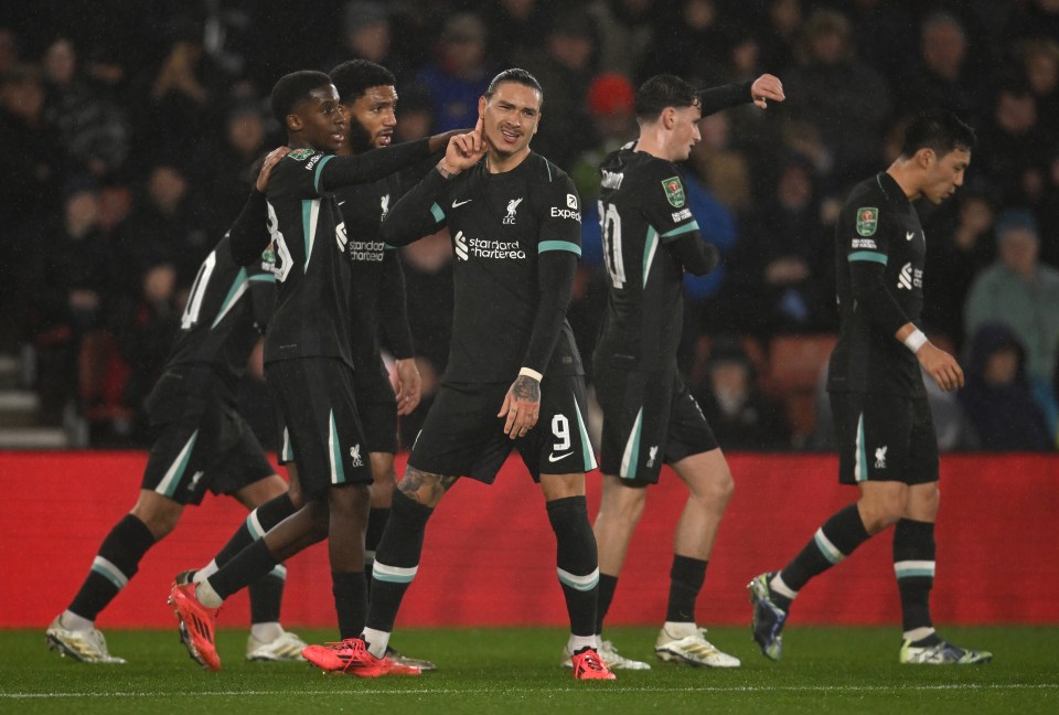 Holders Liverpool are within two games of returning to Wembley