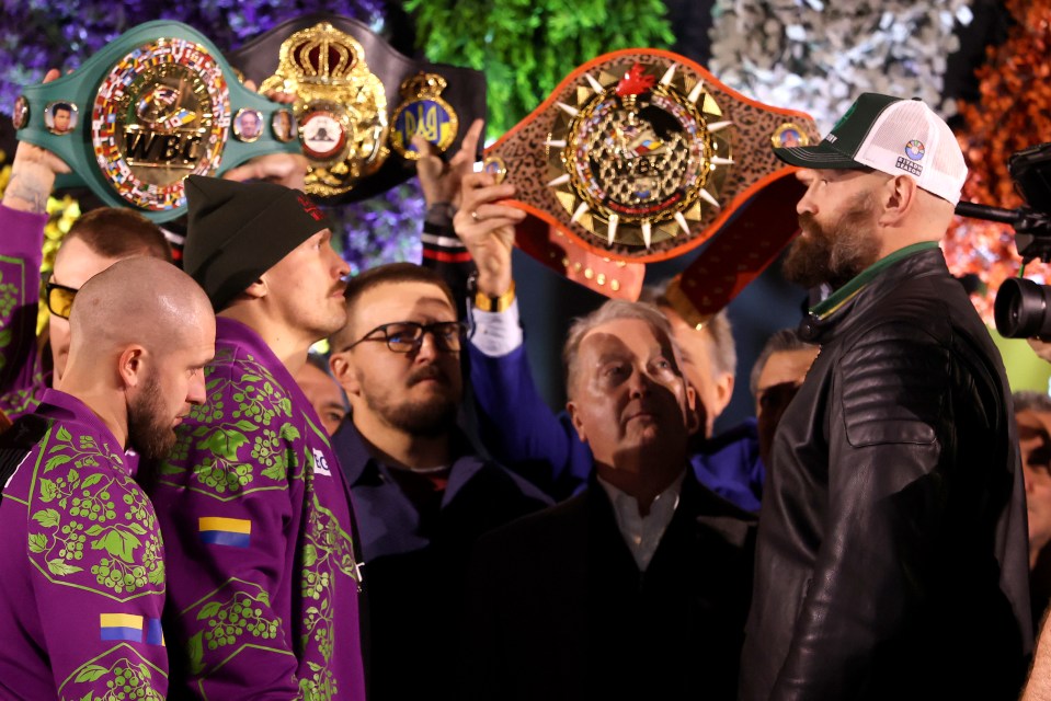 Fury and Usyk will meet again this weekend