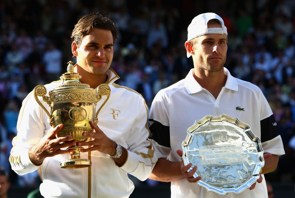 Roddick lost four major finals to Federer including Wimbledon 2005